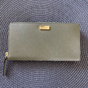 Green Kate Spade Wallet